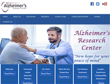 Tablet Screenshot of alzheimersinfo.org